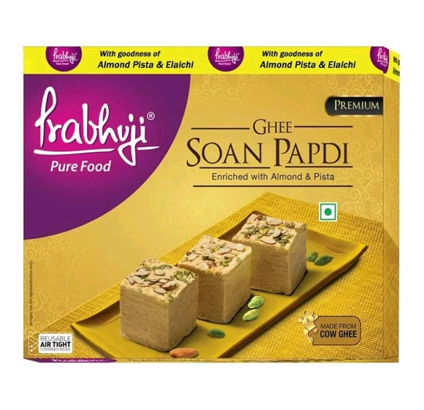 Prabhuji Cow Ghee Soan Papadi  - 400 Gm