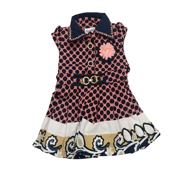 Sweet Style A Line Frock  - No, 16 ( 1 Year's - 1.50 Year's )