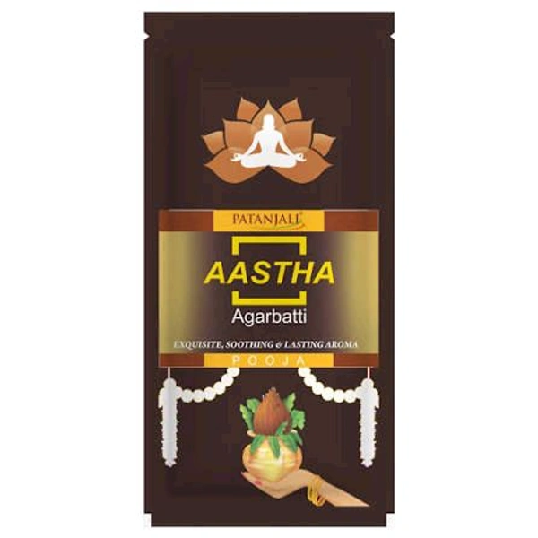 Patanajli Aasths Pooja Agarbatti :- 10 ₹  - 2 दर्जन