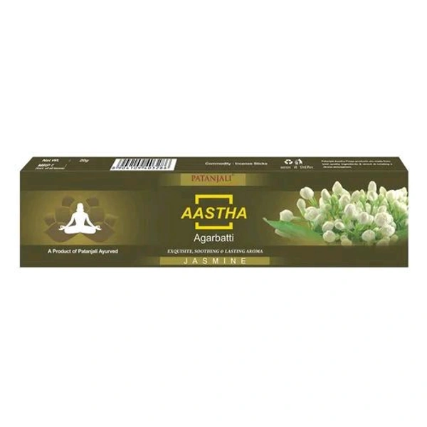 Patanajli Aasths Jasmin Agarbatti :- 10 ₹  - 2 दर्जन