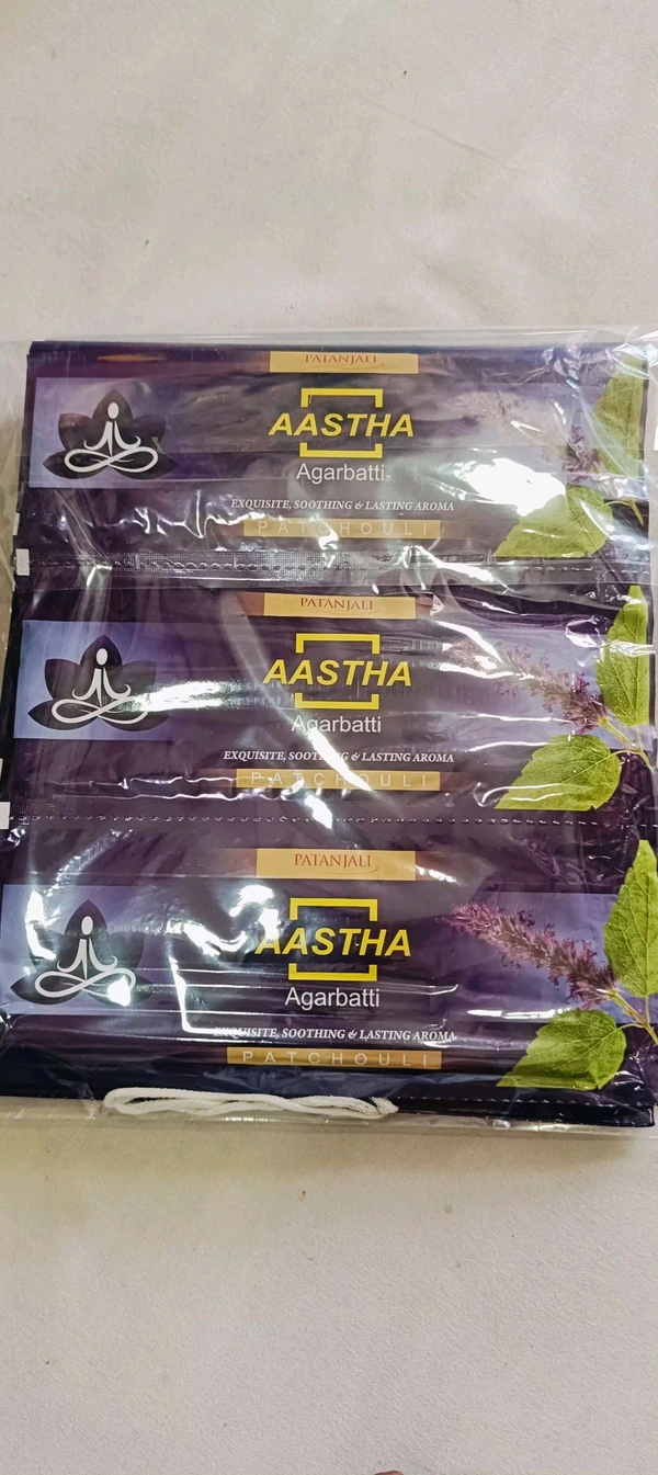 Patanajli Aasths Patchouli Agarbatti :- 10 ₹  - 2 दर्जन