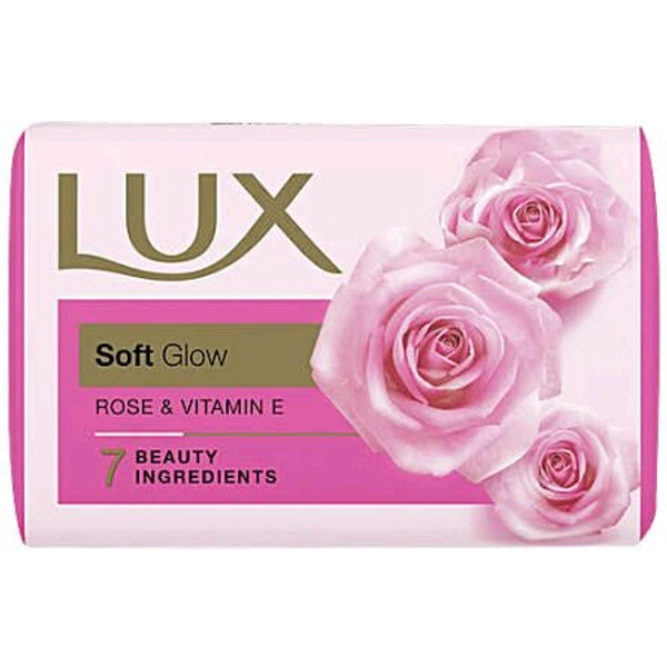 Lux Soft Glow Soap  - 170 ₹ :- 100 g × 5
