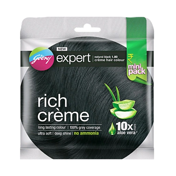 Godrej Expert Rich Cream Natural Black  - 15 ₹