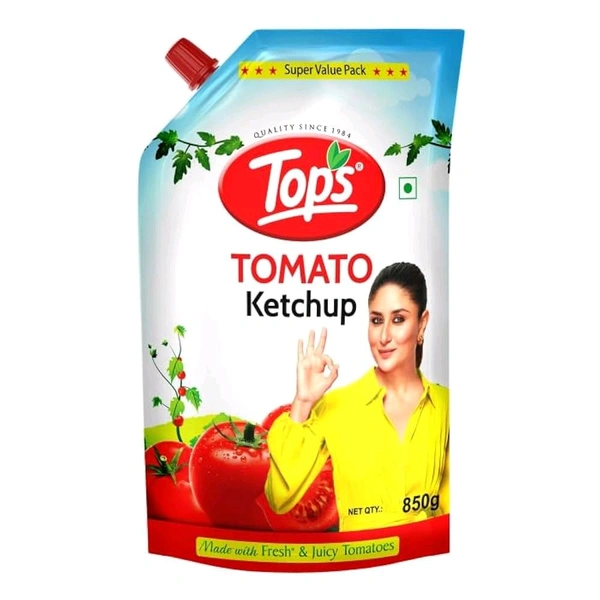 Tops Tomato Ketchup  - 850 Gm