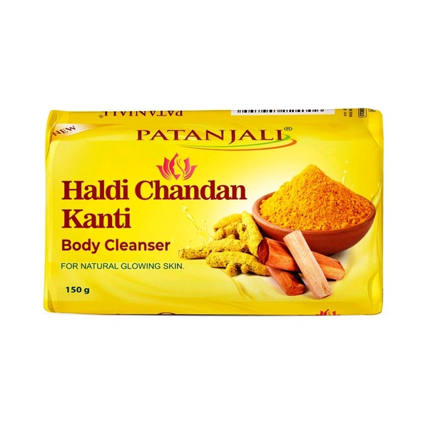Patanjali Haldi Chandan Kanti Soap  - 150 Gm × 3