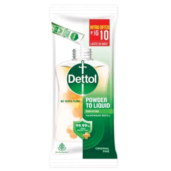 Dettol Hand Wash Powder Pouch 