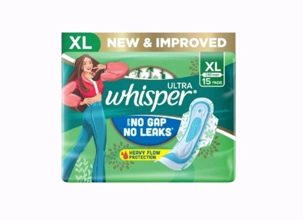 Whisper Choice Heavy Flow Protection XL 6 Pad  - xL ( 6 Pad )