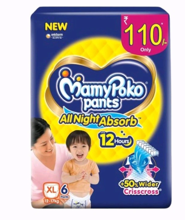 Mamy Poko Pant All Night Absorb  - XL
