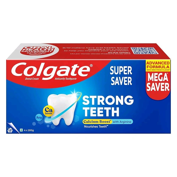 Colgate Strong Teeth Toothpaste  - 350 ₹ :- 500 Gm