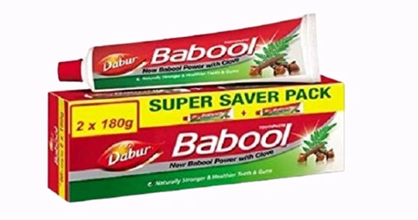 Babool Toothpaste 180 Gm + 180 Gm  - 180 Gm + 180 Gm