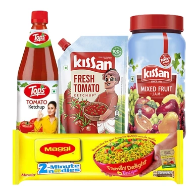 Ketchup , Noodles & Jam