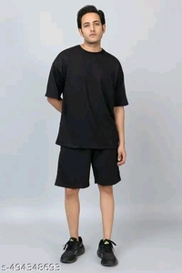 Cotton Blend Men Cotton Blend Oversize Tshirts*
Fabric: Cotton Blend
Sleeve Length: Short Sleeves
Pattern: Solid
Net Quantity (N): 1
Sizes:
M (Chest Size: 21 in, Length Size: 27.5 in) 
L (Chest Size: 22 in, Length Size: 28 in) 
XL (Chest Size: 23 in, Length Size: 28.5 in)  - Black, XL