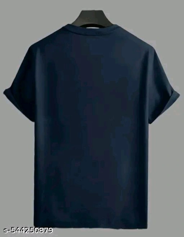 :*Men Cotton Oversize Tshirts*
 - Navy Blue, S