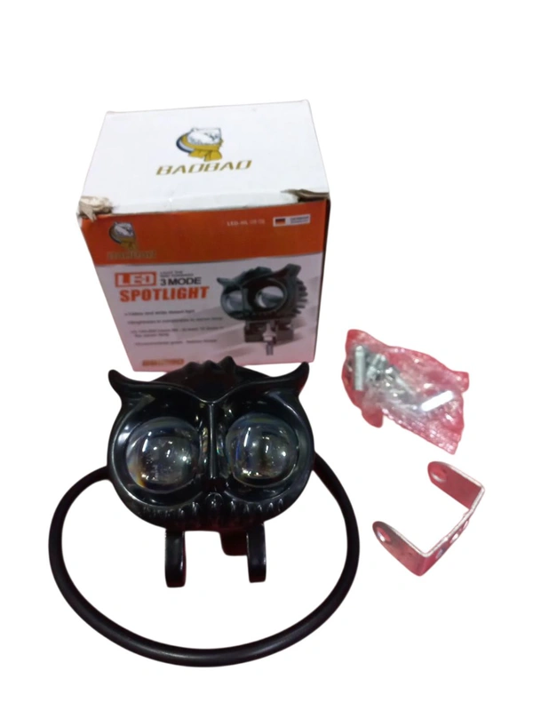 Led Spot Light For Bike & Car, (3 Light Mode), Full Metal Body.