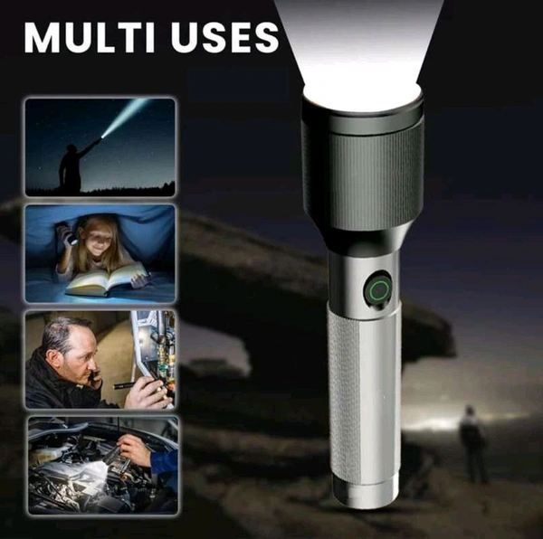 Torch Light ( Rock Light, RL-M11) - Torch Size 19.5cm Length, Gray