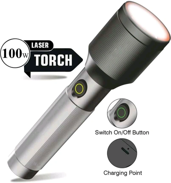 Torch Light ( Rock Light, RL-M11) - Torch Size 19.5cm Length, Gray