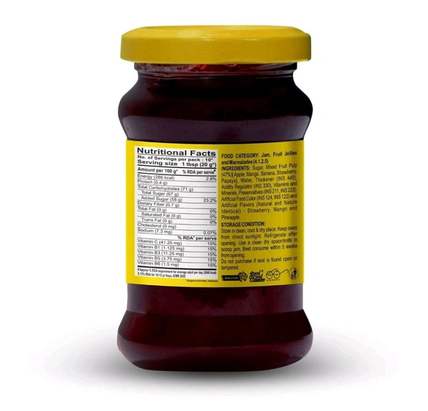 Fruit Jam - Red, 200g