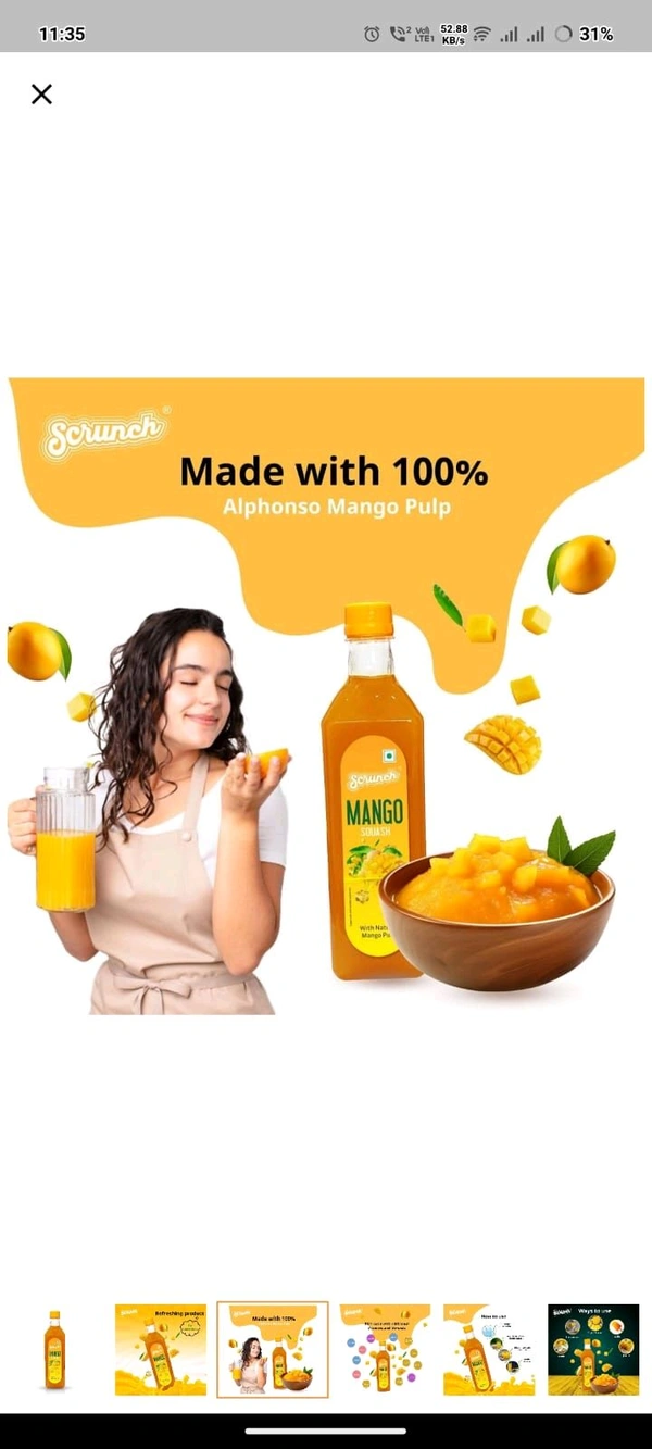 Mango Squash,700ml - 700ml