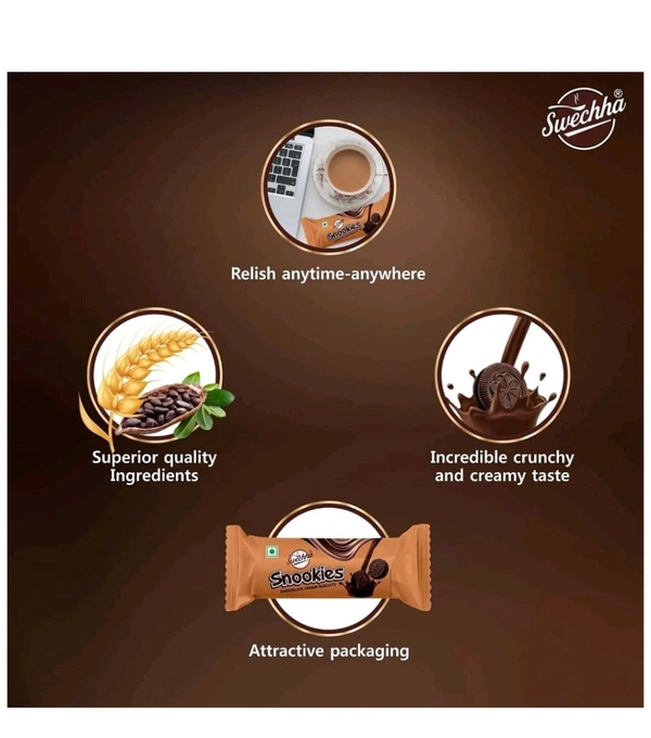 Chocolate Cream Biscuit,100g - 100g