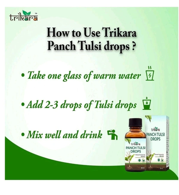 Trikara Panch Tulsi Drop, 30ml - 30ml