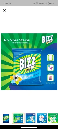 Bizz Power Plus Washing Powder,2kg - 2kg