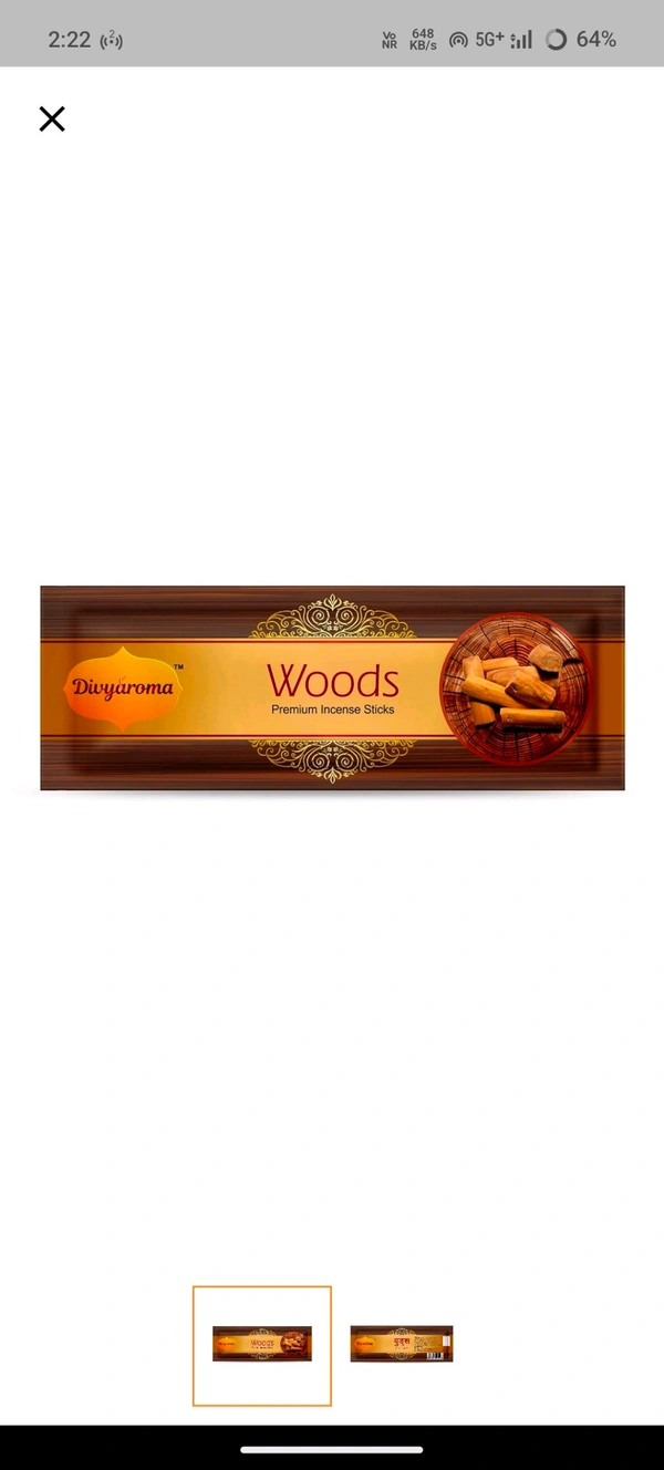 Divyaroma Wood Agarbatti