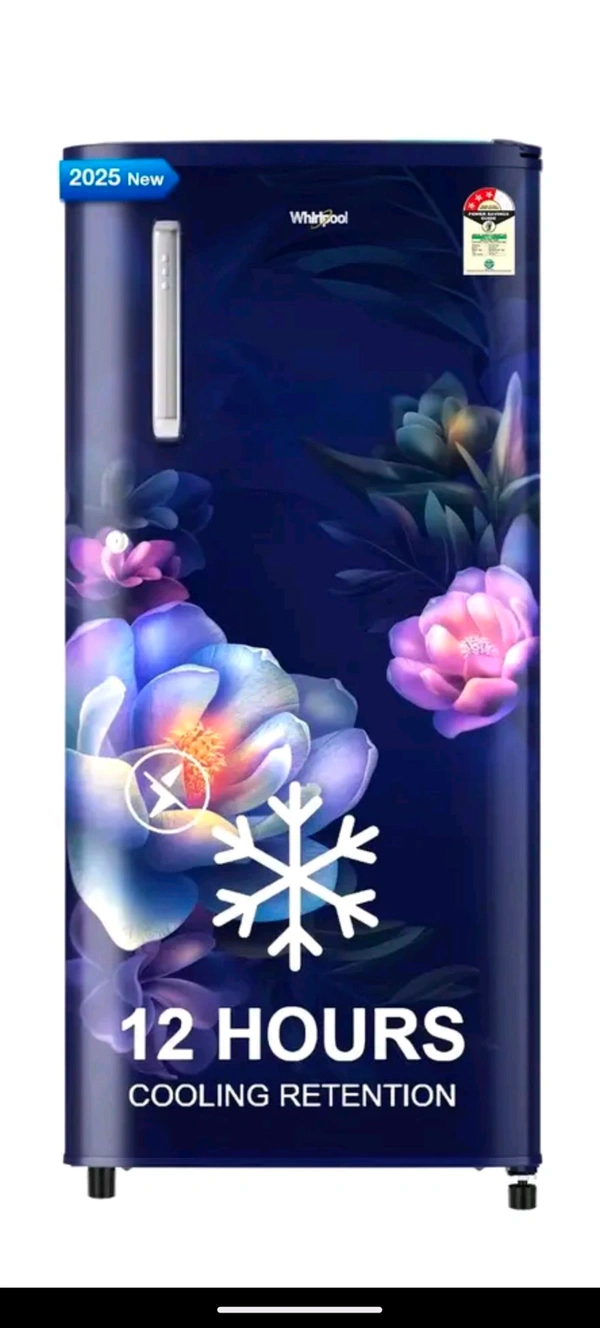 Whirlpool 184 L Direct Cool Single Door 3 Star Refrigerator (Sapphire Serena, 205 WDE PRM 3S SAPPHIRE SERENA-Z)