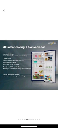 Whirlpool 184 L Direct Cool Single Door 3 Star Refrigerator (Sapphire Serena, 205 WDE PRM 3S SAPPHIRE SERENA-Z)