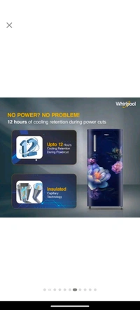 Whirlpool 184 L Direct Cool Single Door 3 Star Refrigerator (Sapphire Serena, 205 WDE PRM 3S SAPPHIRE SERENA-Z)