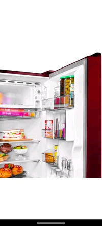 Haier 190 L Direct Cool Single Door 3 Star Refrigerator with Large Storage Space1 Hour Icing Technology (Red Dahelia, HED-203RD-P)