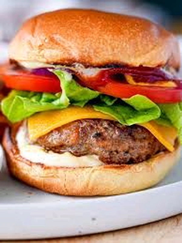 आलू टिकी बर्गर 🍔 Aloo Tiki Burger 🍔 70Rs