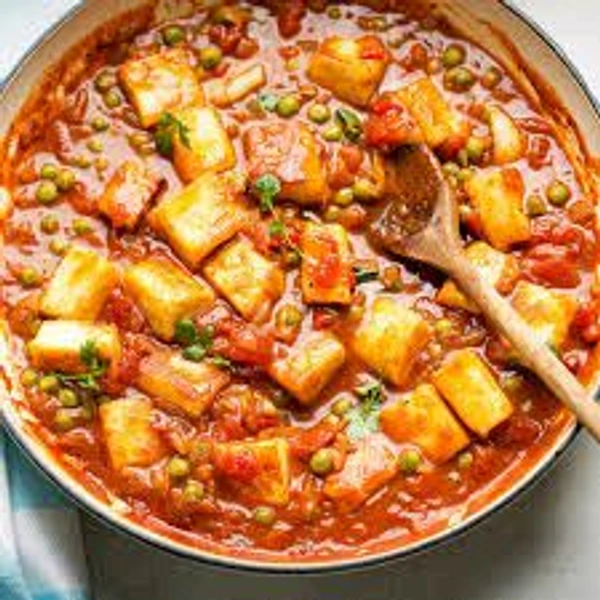 मटर पनीर Matar Paneer, Half_160Rs