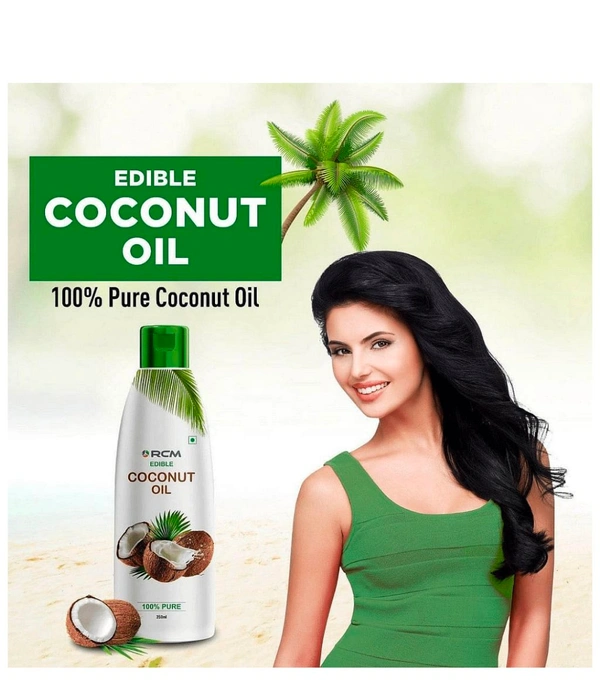 Rcm Edible Coconut Oil Bottle,250ml