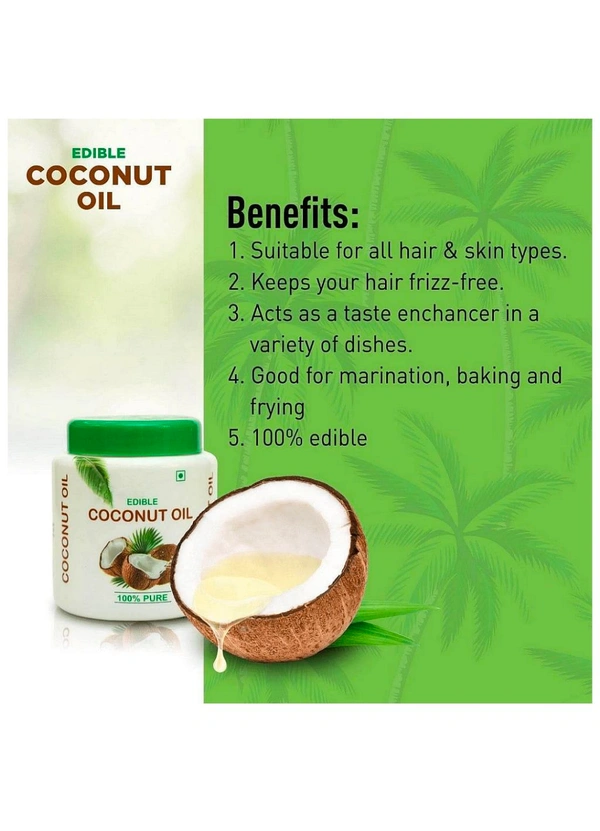 Rcm Edible Coconut 🥥 Oil Jar ,250ml
