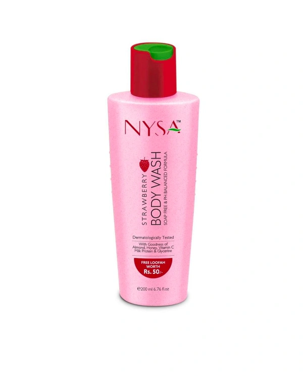 Nysa Strawberry 🍓 Body Wash ,200ml