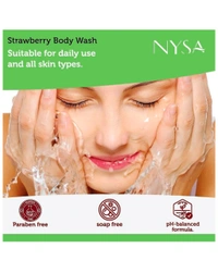 Nysa Strawberry 🍓 Body Wash ,200ml