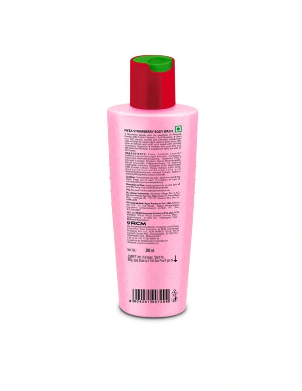 Nysa Strawberry 🍓 Body Wash ,200ml
