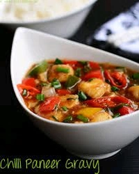 Paneer Chilli Gravy 