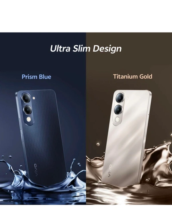 Vivo T4 Lite 5g Charger In The Box (Taitanium Gold ,128 (4 GB RAM)