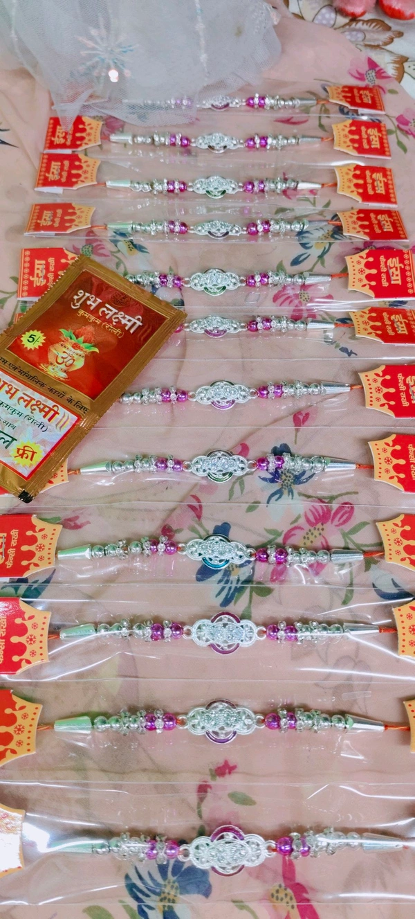 Pink Motiya Rakhi