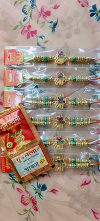 Golden Motiya Rakhi