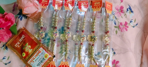 Golden Motiya Rakhi