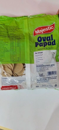 Oval Papad Healthy And Tasty(1)g