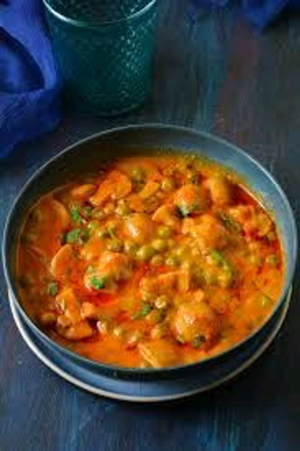 Mashroom Mater Sabji