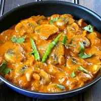 Mashroom Butter Masala Sabji