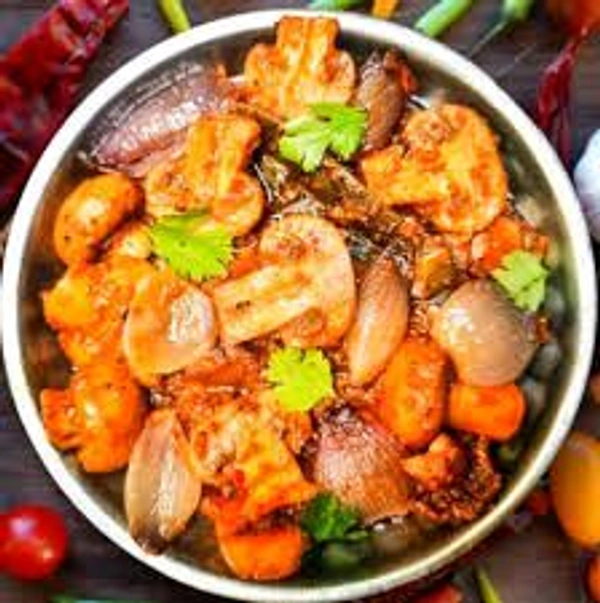Mashroom Do Pyaza Sabji
