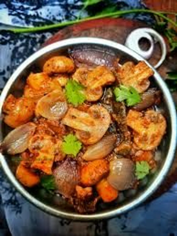 Mashroom Do Pyaza Sabji