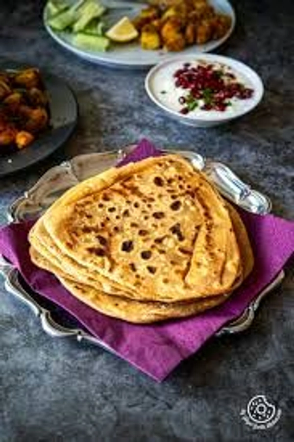 Plain Paratha With Sabji 