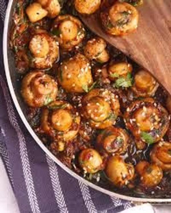 Chilli Garlic Mushroom 🍄