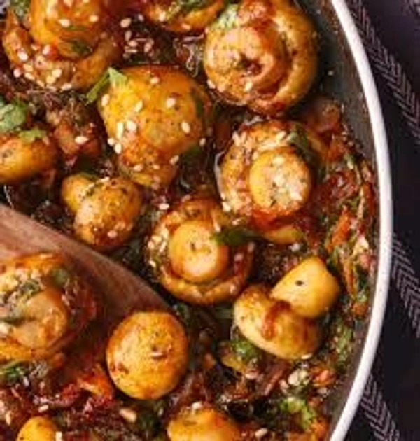 Chilli Garlic Mushroom 🍄